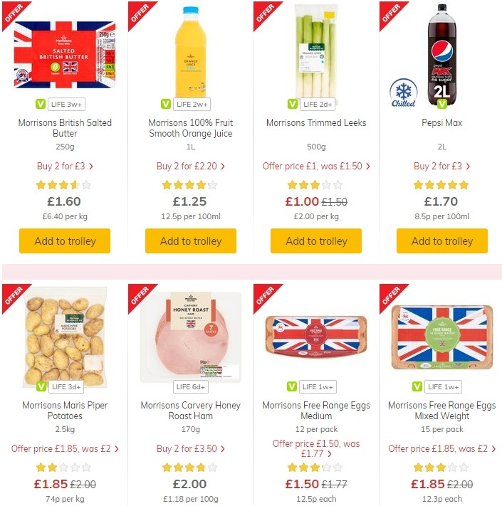 Morrisons Offers from 29 October