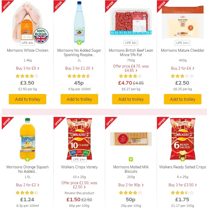 Morrisons Offers from 29 October