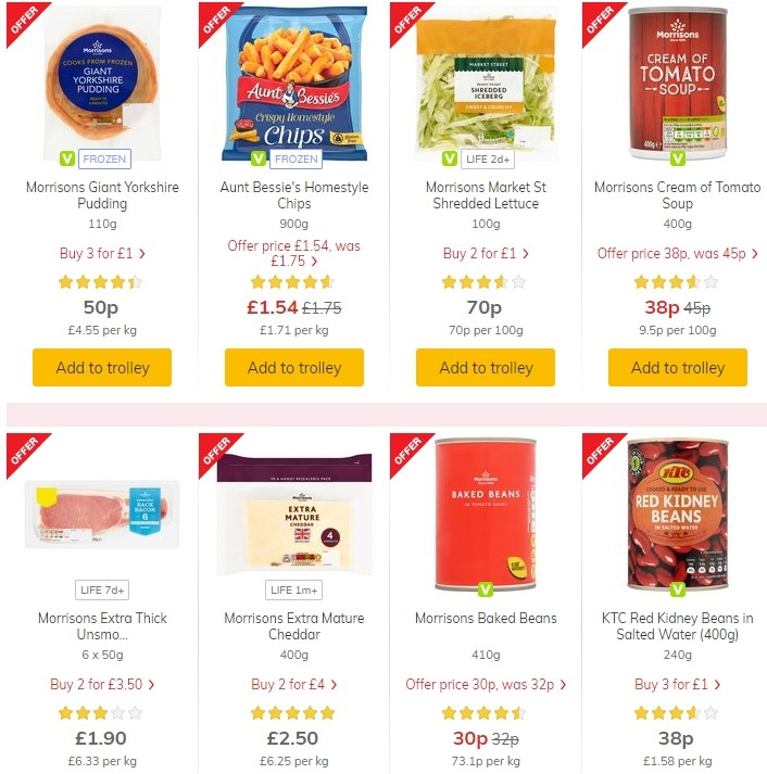 Morrisons Offers from 29 October