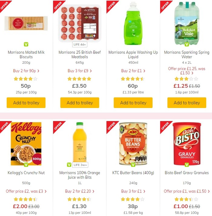 Morrisons Offers from 14 January