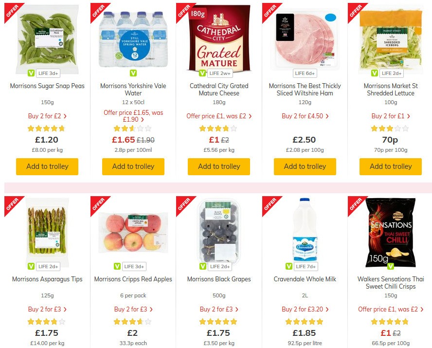 Morrisons Offers from 21 April