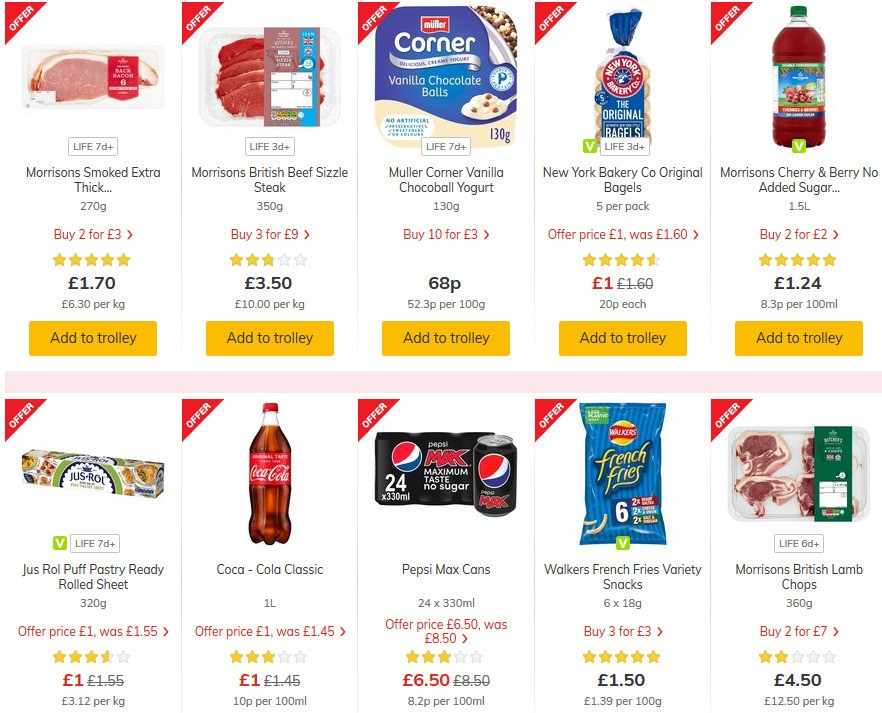 Morrisons Offers from 21 April