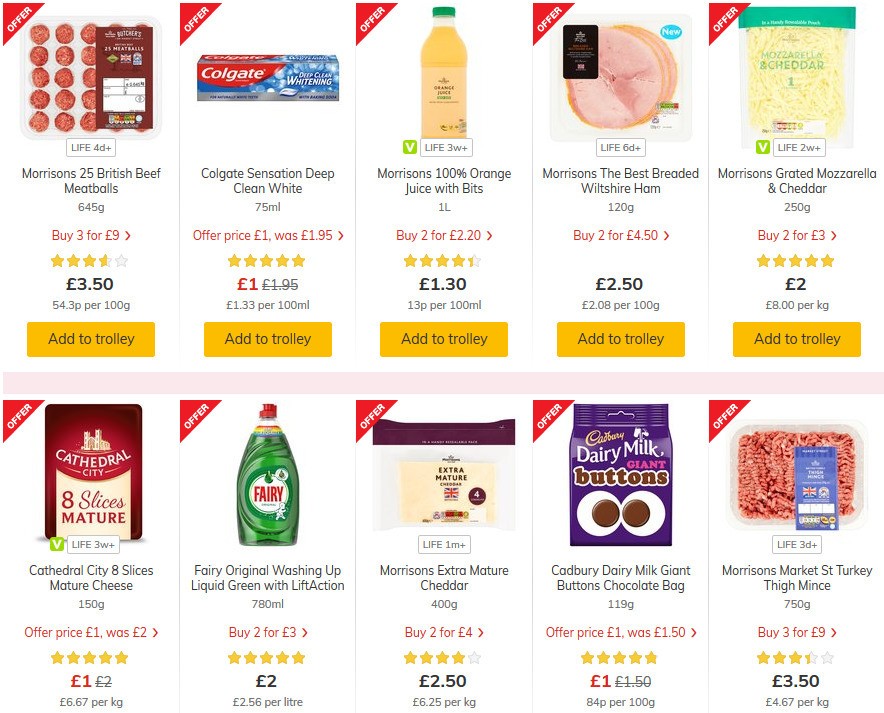 Morrisons Offers from 21 April