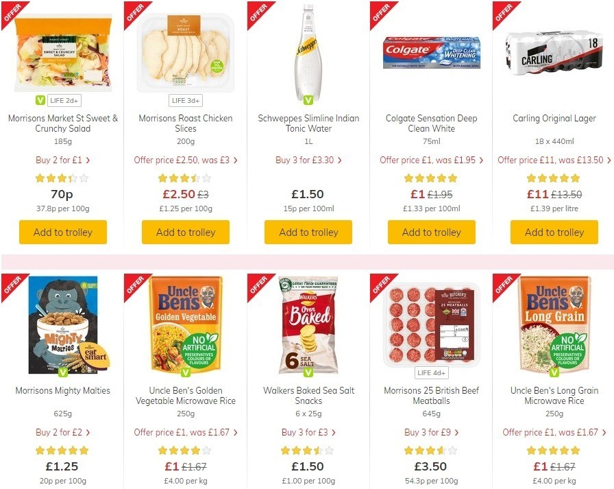 Morrisons Offers from 28 April