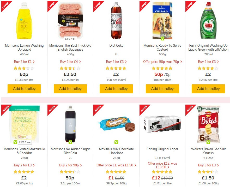 Morrisons Offers from 12 May