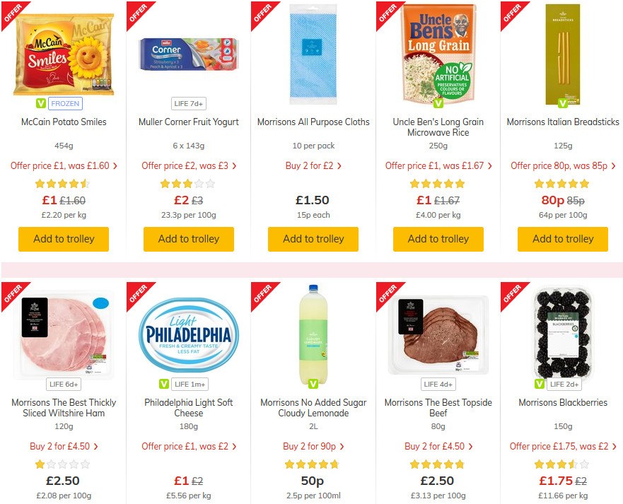 Morrisons Offers from 12 May