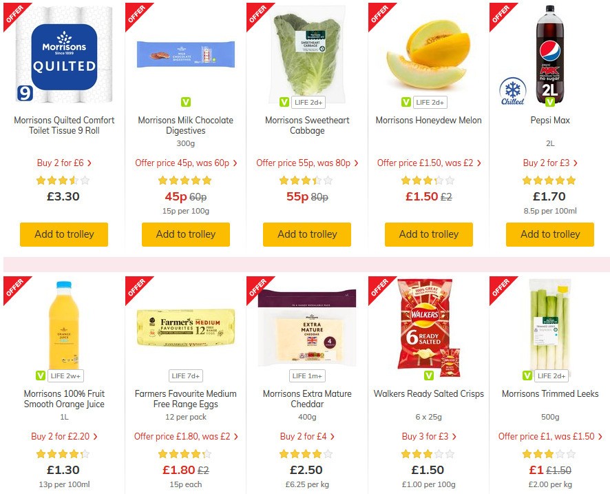 Morrisons Offers from 12 May