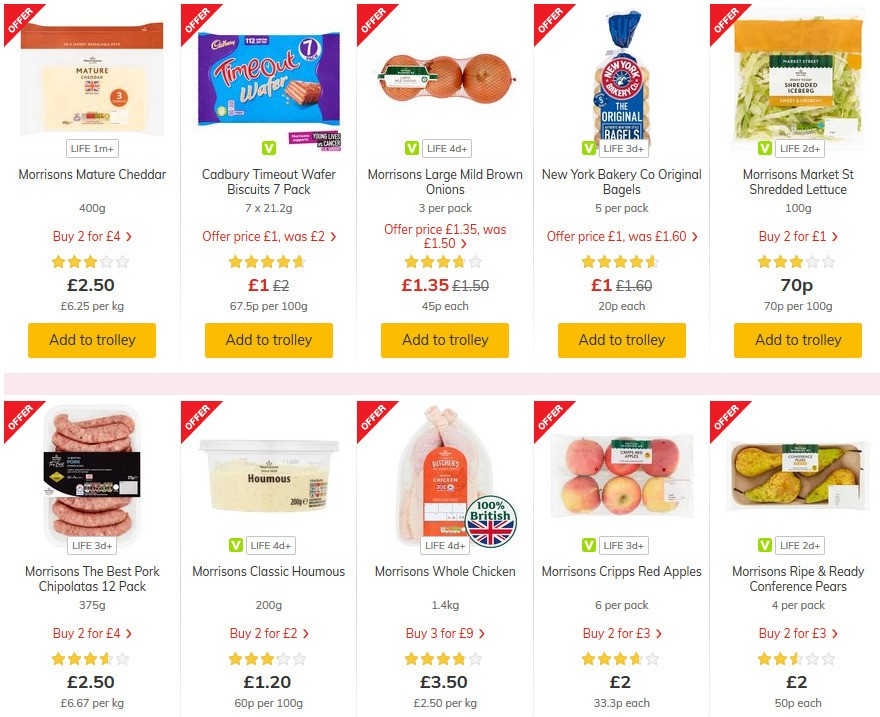 Morrisons Offers from 12 May