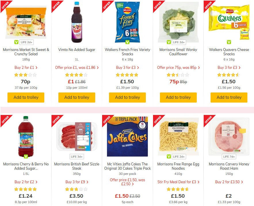 Morrisons Offers from 12 May