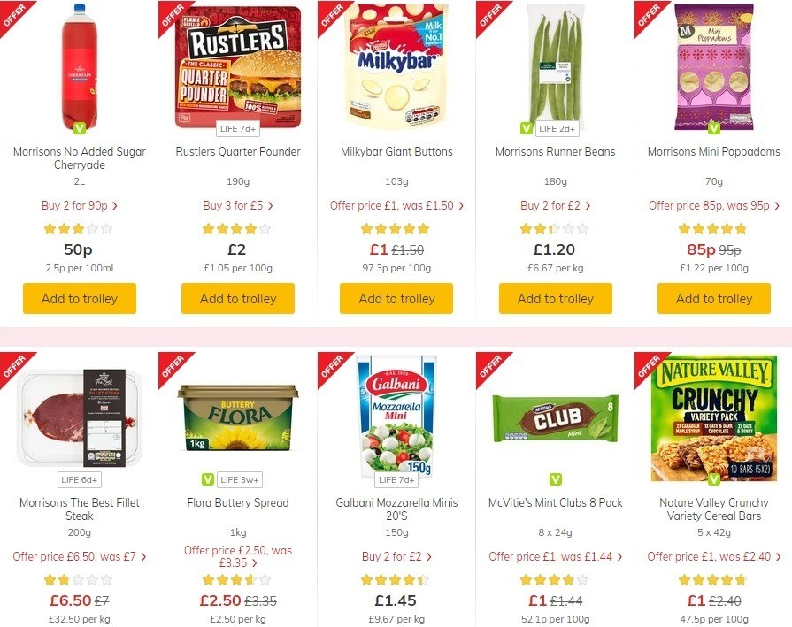 Morrisons Offers from 26 May