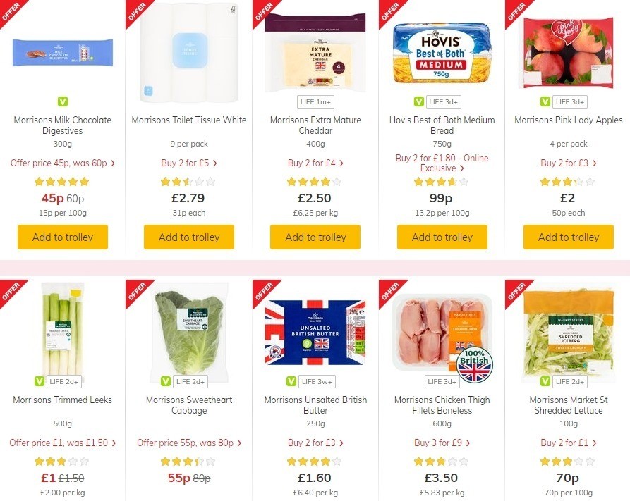 Morrisons Offers from 26 May