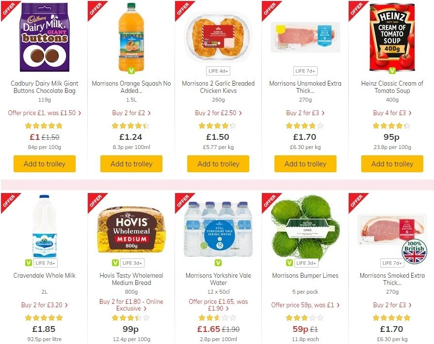 Morrisons Offers from 26 May