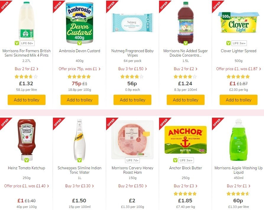 Morrisons Offers from 26 May