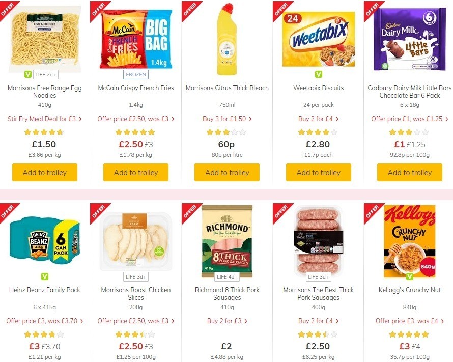 Morrisons Offers from 26 May