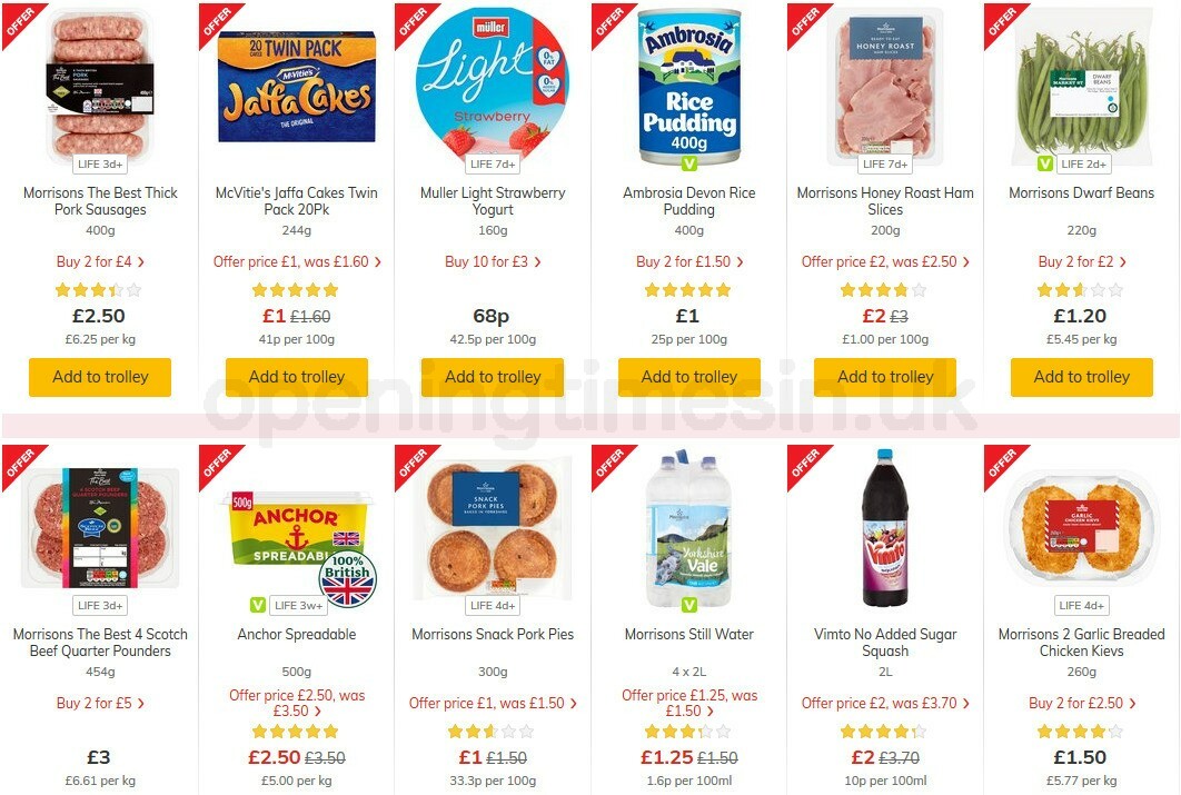 Morrisons Offers from 4 August