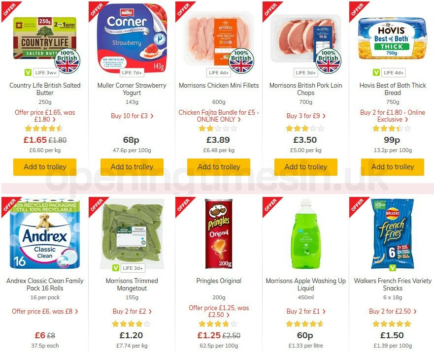 Morrisons Offers from 4 August