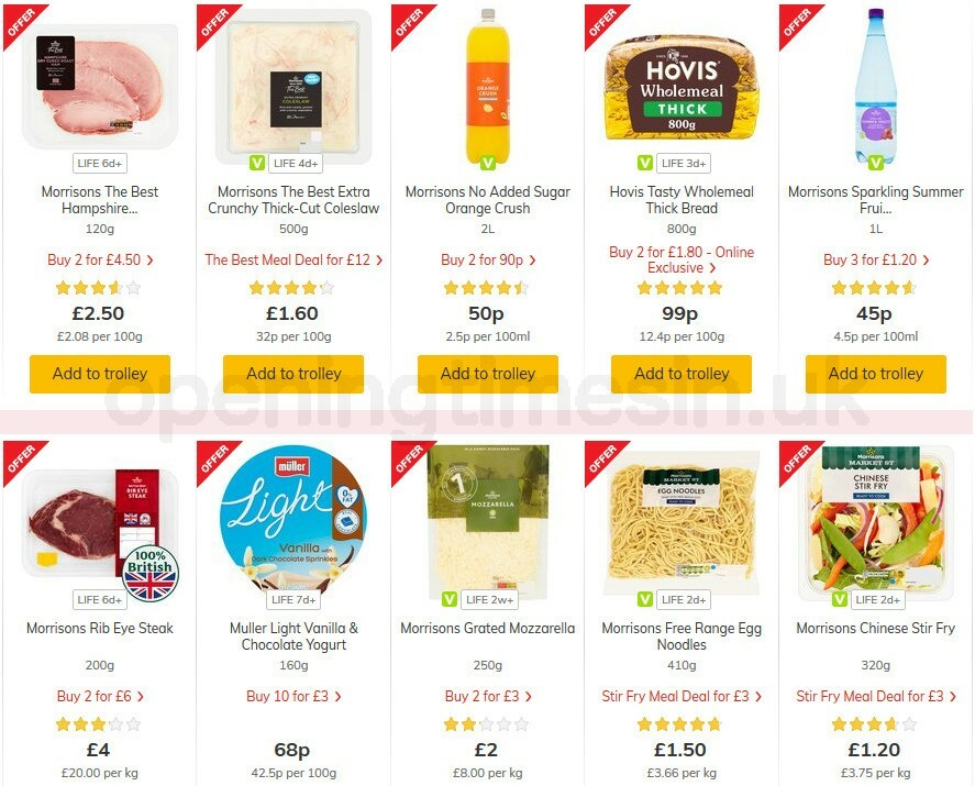 Morrisons Offers from 4 August