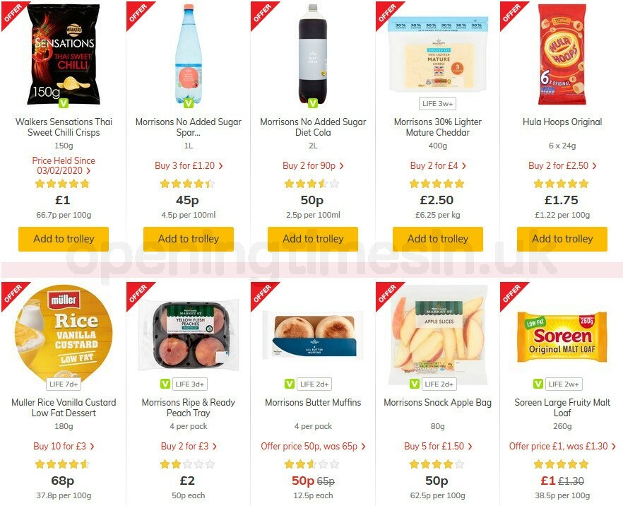 Morrisons Offers from 4 August