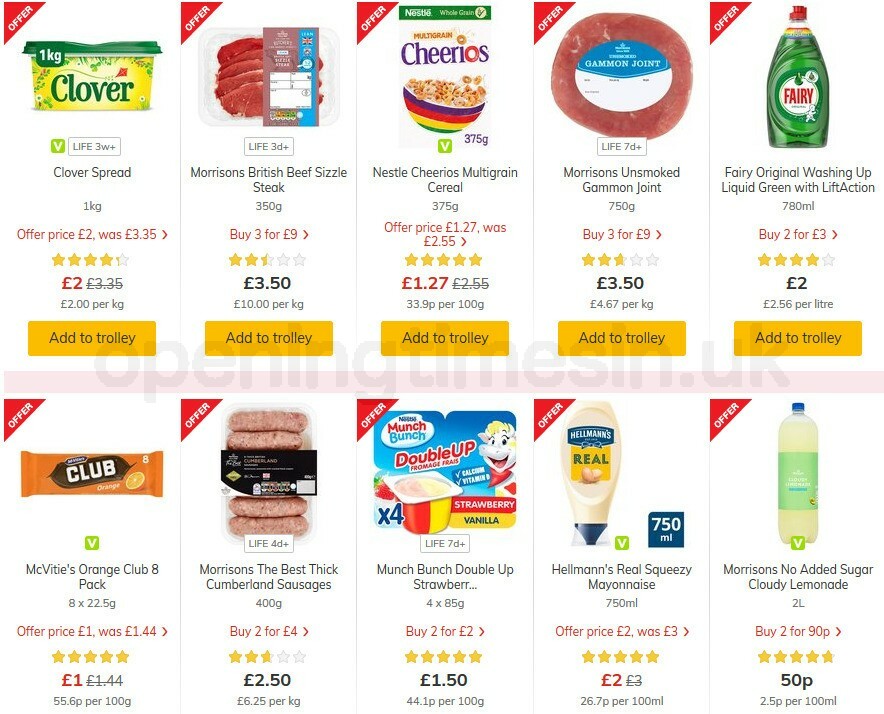 Morrisons Offers from 4 August