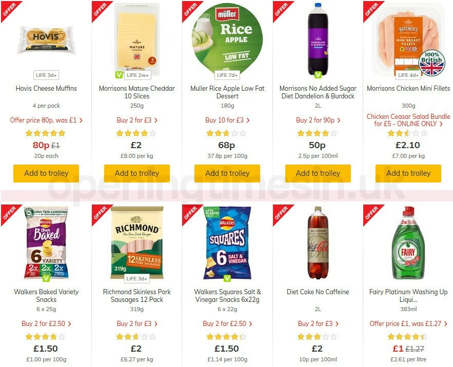 Morrisons Offers from 4 August