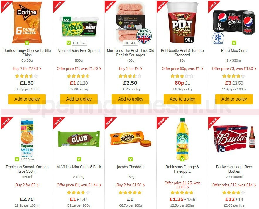 Morrisons Offers from 4 August