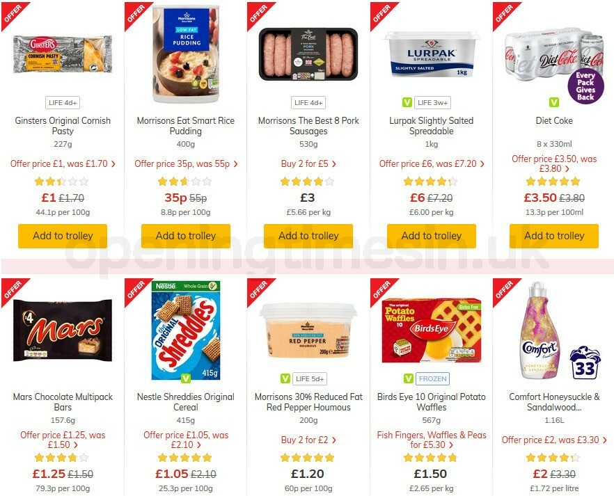 Morrisons Offers from 4 August