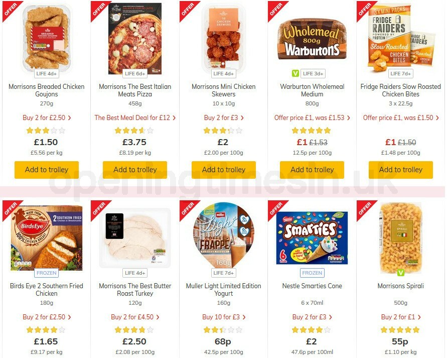 Morrisons Offers from 4 August