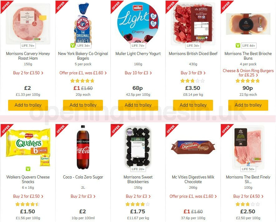 Morrisons Offers from 4 August