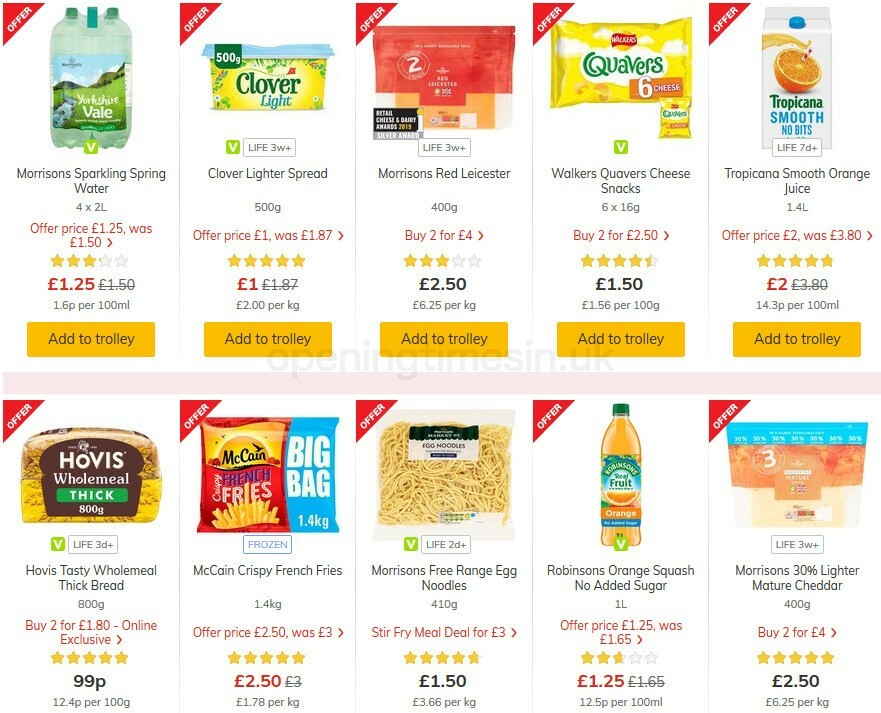 Morrisons Offers from 25 August