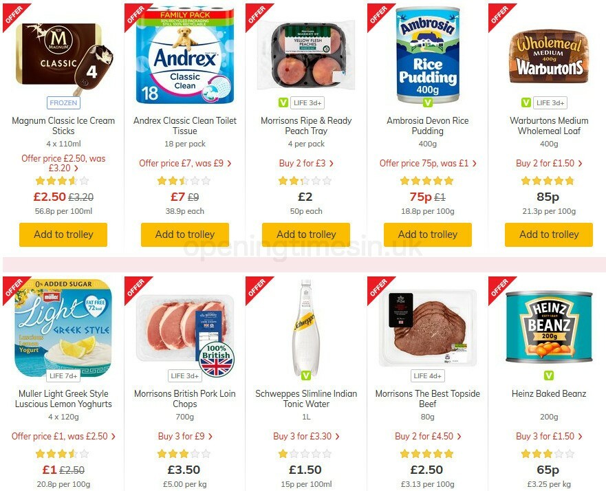 Morrisons Offers from 25 August