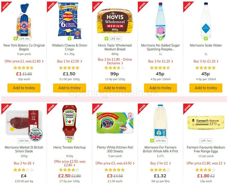 Morrisons Offers from 25 August