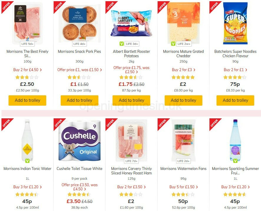 Morrisons Offers from 25 August