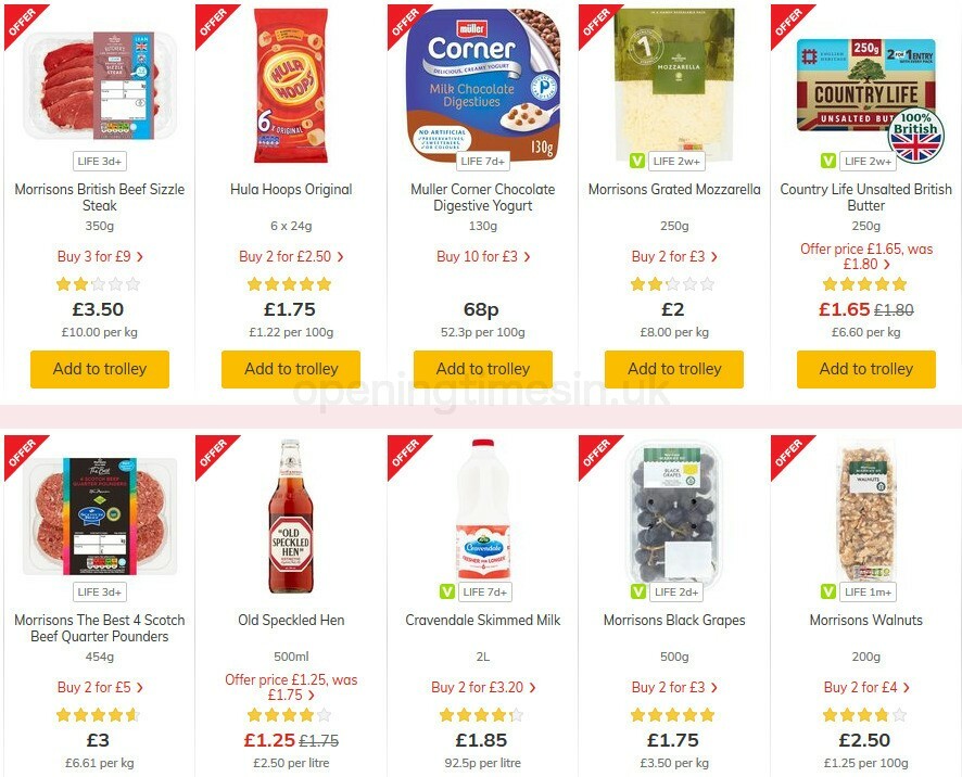 Morrisons Offers from 1 September