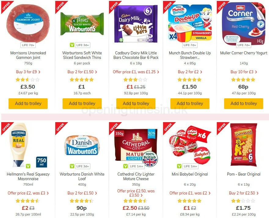 Morrisons Offers from 1 September