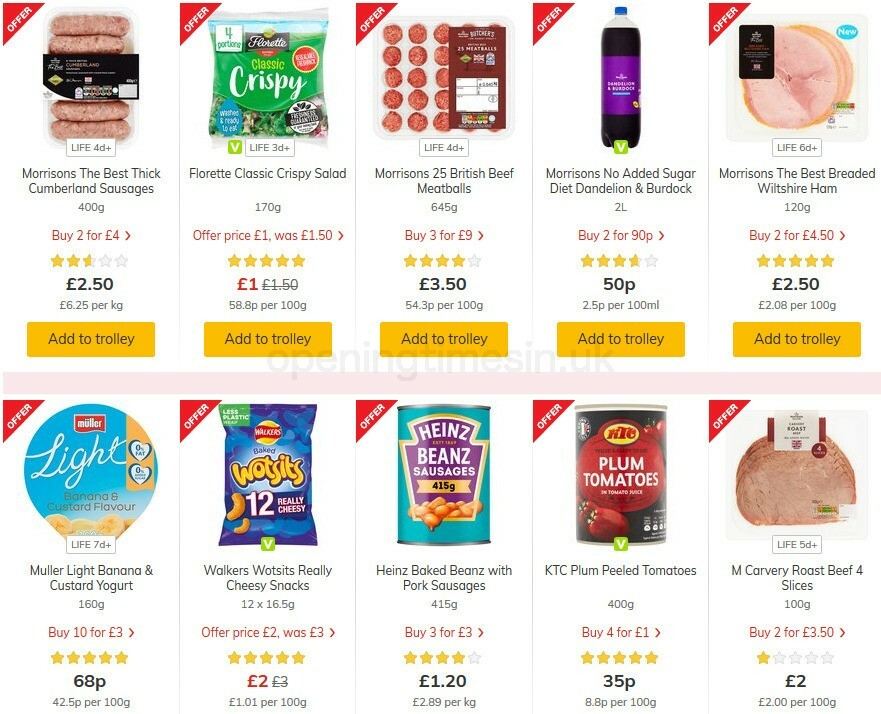 Morrisons Offers from 1 September