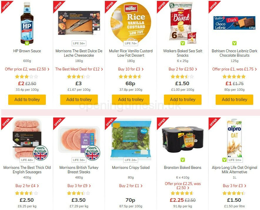 Morrisons Offers from 1 September