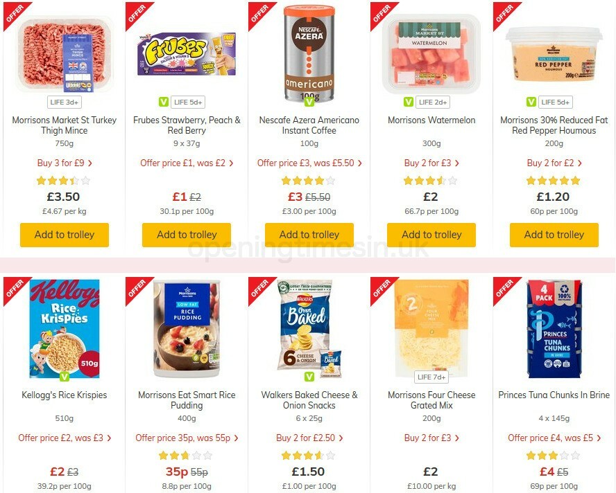 Morrisons Offers from 1 September