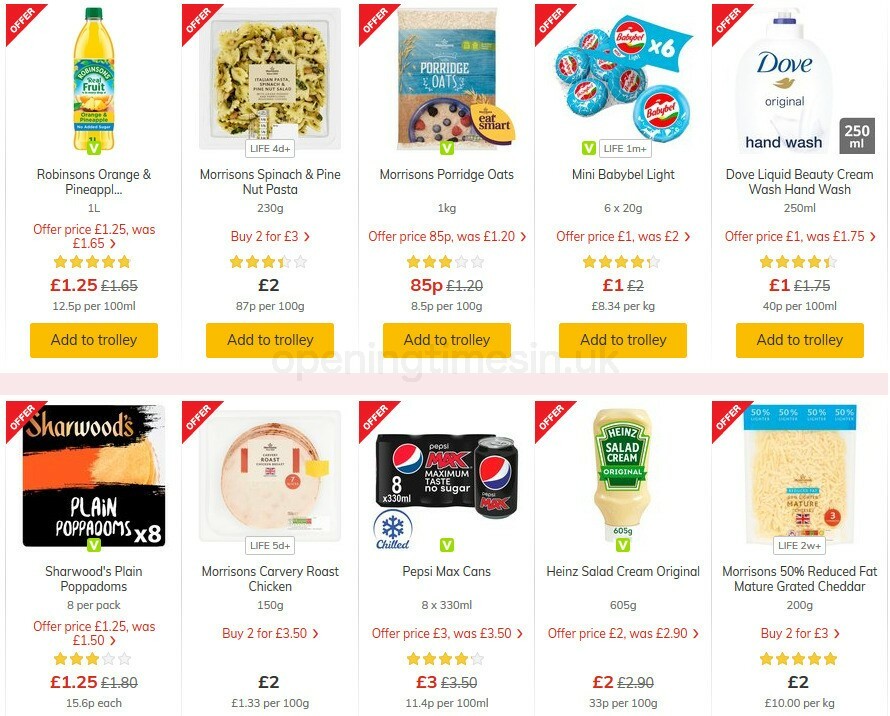 Morrisons Offers from 1 September