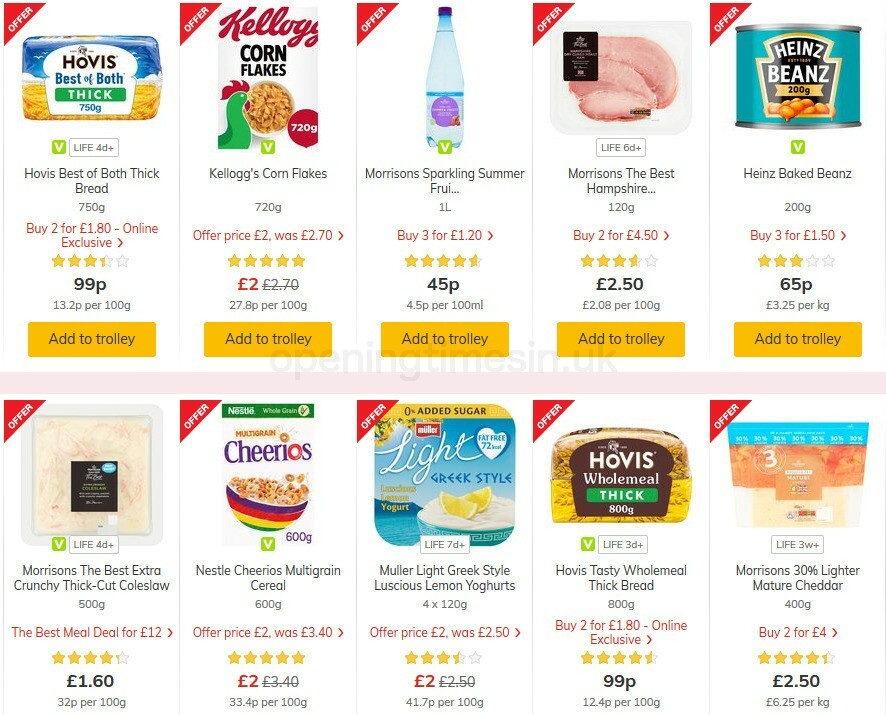 Morrisons Offers from 1 September