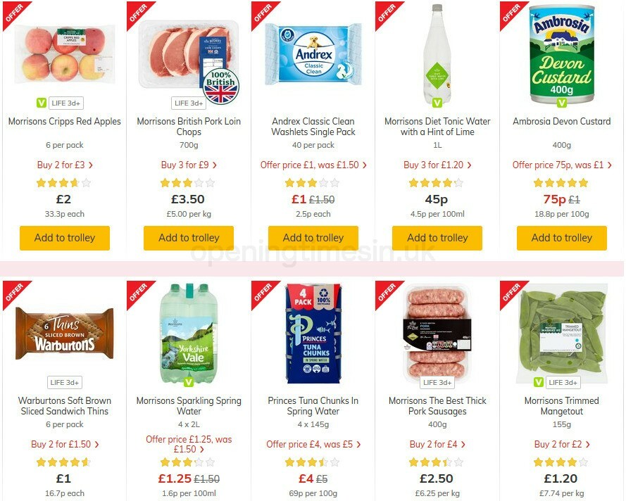 Morrisons Offers from 1 September