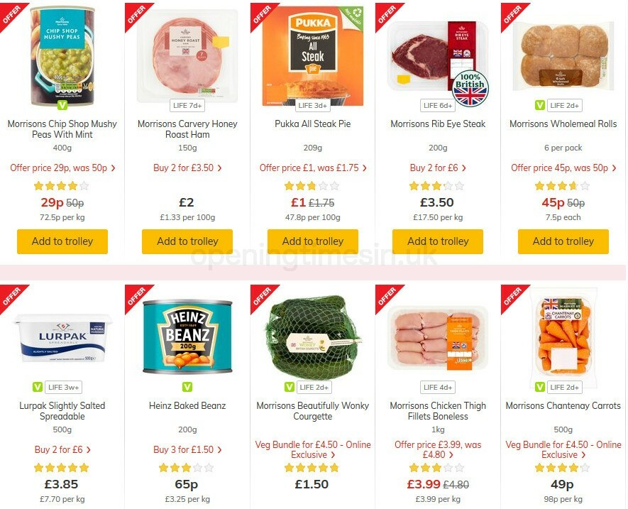 Morrisons Offers from 6 October