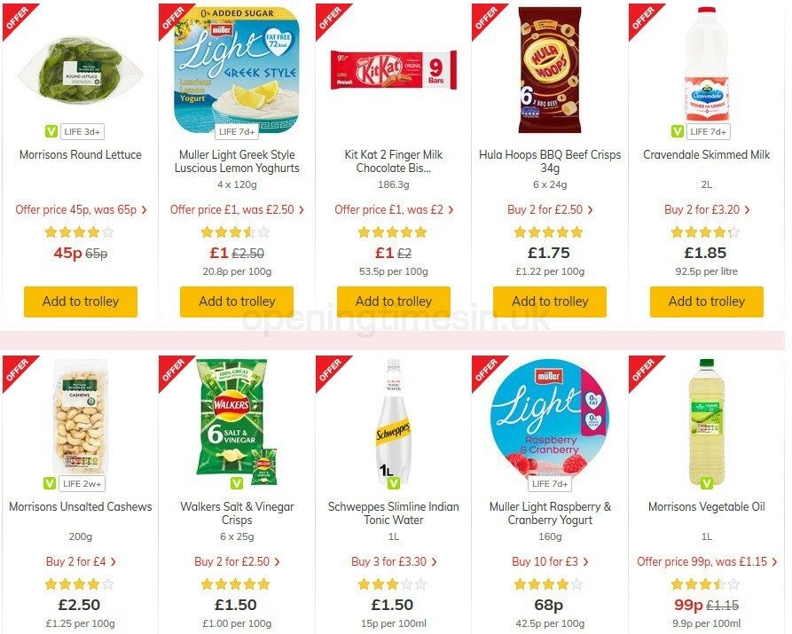 Morrisons Offers from 6 October