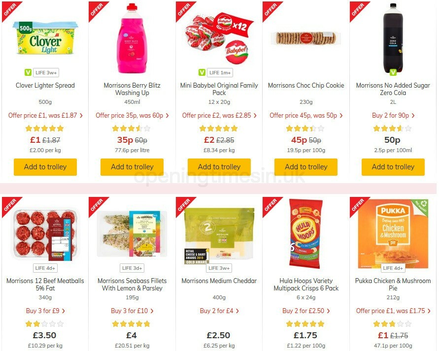 Morrisons Offers from 6 October