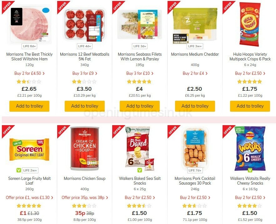 Morrisons Offers from 6 October