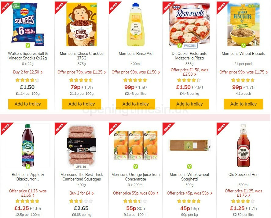 Morrisons Offers from 6 October