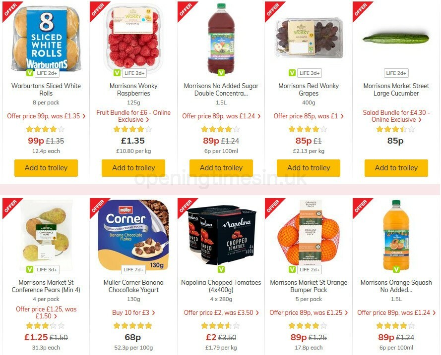 Morrisons Offers from 6 October