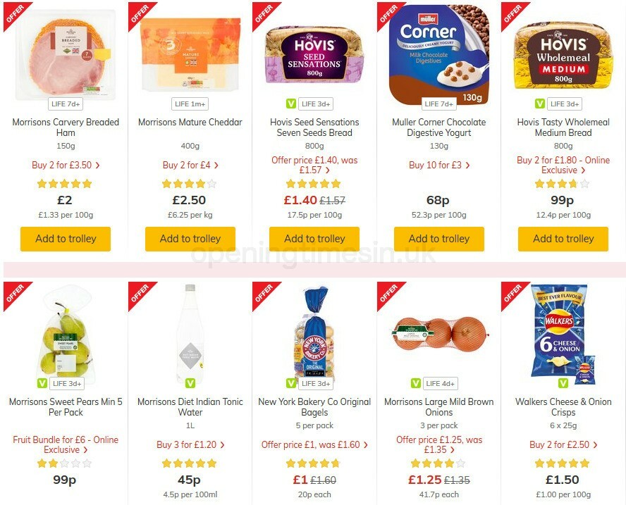 Morrisons Offers from 6 October