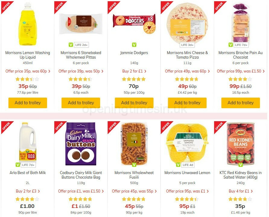 Morrisons Offers from 6 October