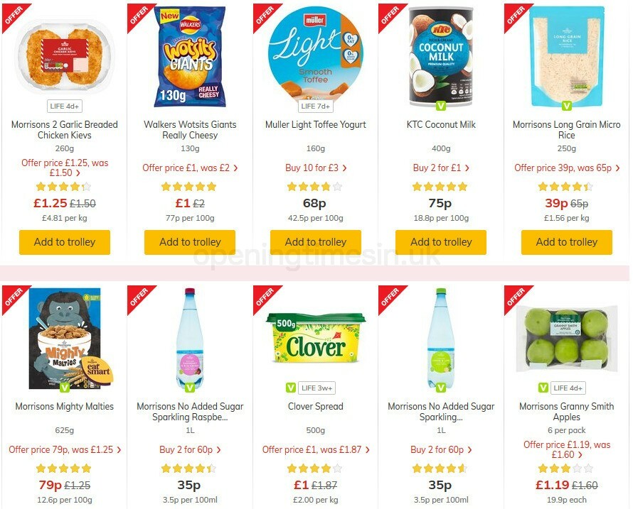 Morrisons Offers from 6 October