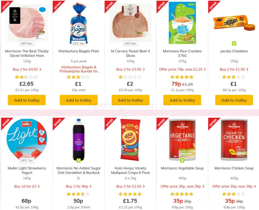 Morrisons Offers from 3 November